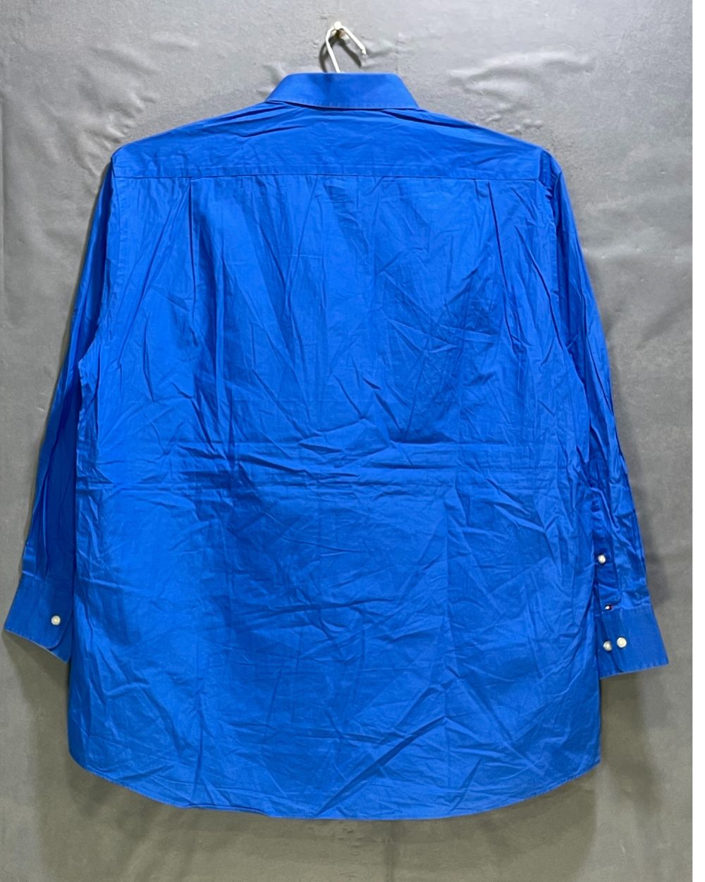 Tommy Hilfiger Blue Cotton Shirt For Men Large | Preloved Labels