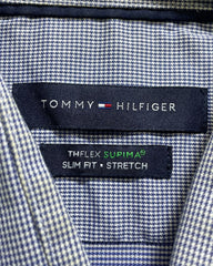 Tommy Hilfiger Blue Cotton Shirt For Men Small | Preloved Labels