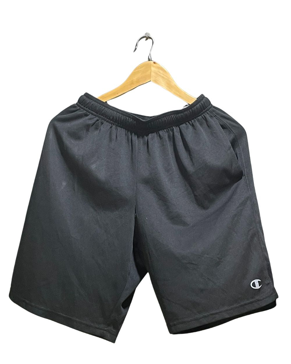 Champion Black Sports Short For Men Medium | Preloved Labels