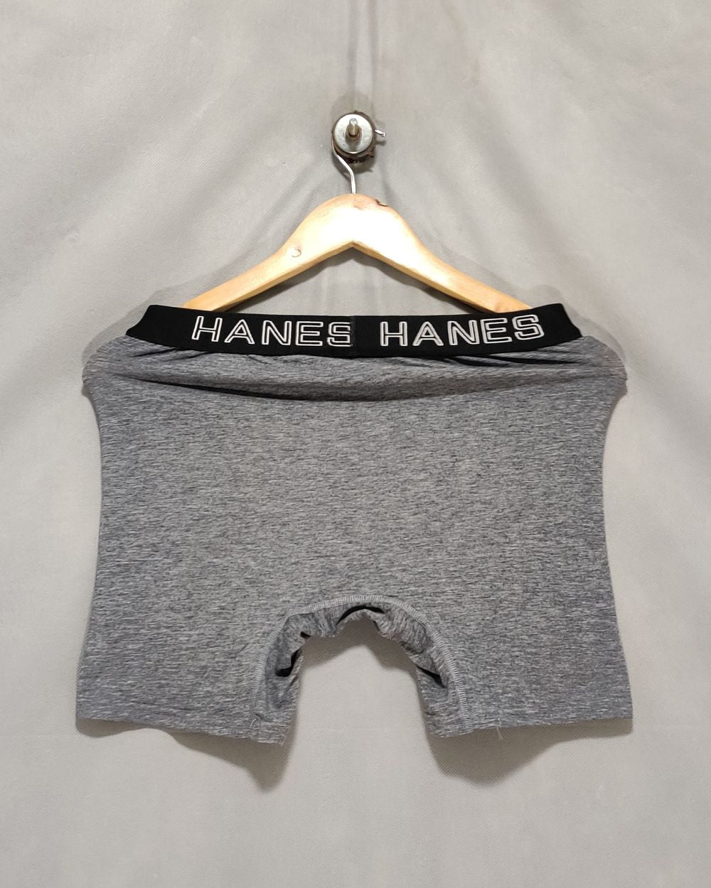 Hanes Gray Boxer Underwear For Men Medium