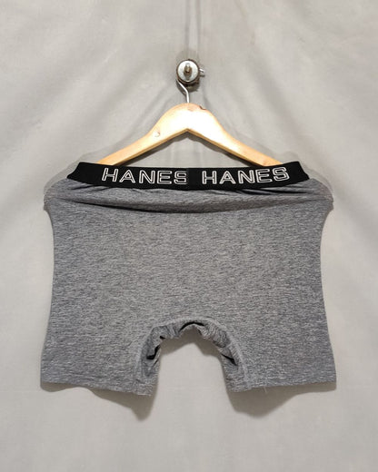Hanes Gray Boxer Underwear For Men Medium