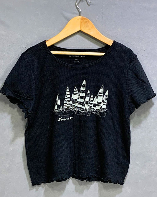 American Eagle Branded Original For Cotton Women T Shirt