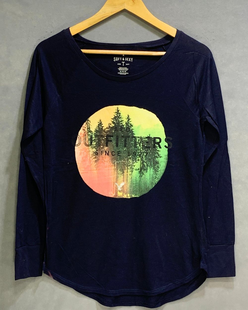 American Eagle Branded Original For Cotton Women T Shirt