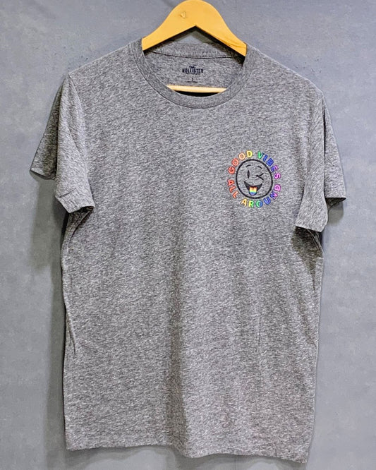 Hollister Branded Original For Cotton Women T Shirt