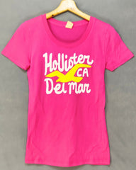 Hollister Branded Original For Cotton Women T Shirt