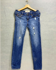 Hollister Branded Original Denim Jeans For Women Pant
