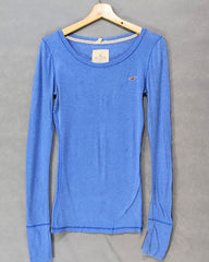 Hollister Branded Original For Cotton Women T Shirt