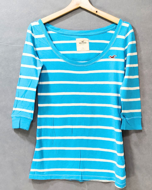 Hollister Branded Original For Cotton Women T Shirt