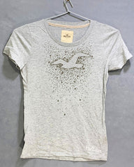 Hollister Branded Original For Cotton Women T Shirt