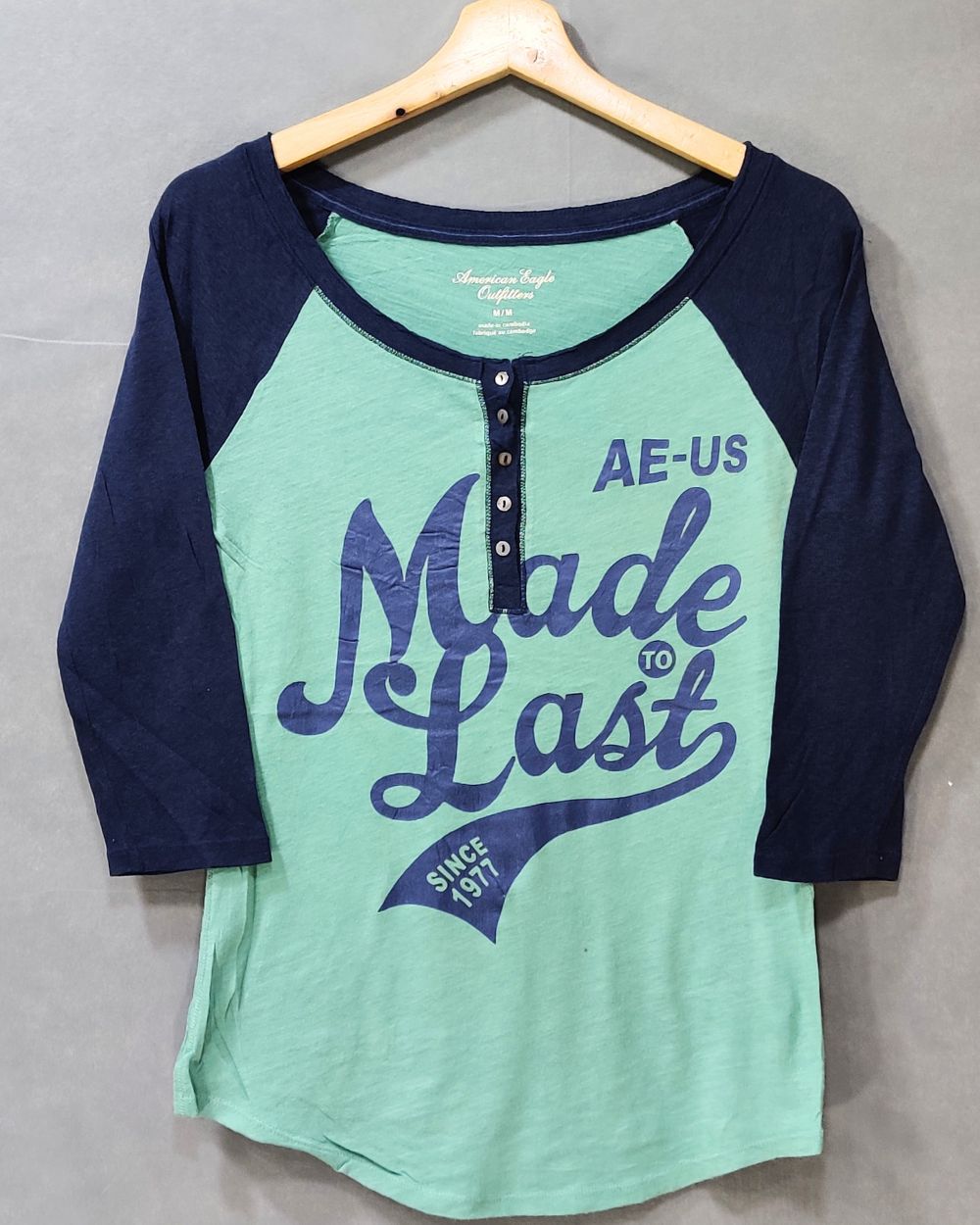 American Eagle Branded Original For Cotton Women T Shirt