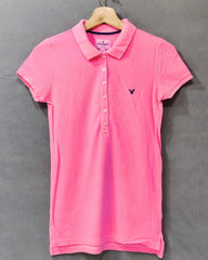 American Eagle Branded Original For Cotton Women Polo T Shirt
