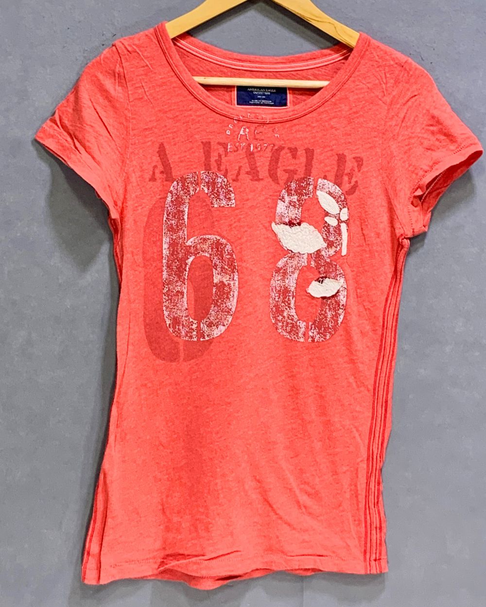 American Eagle Branded Original For Cotton Women T Shirt