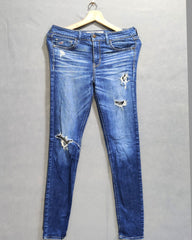 Hollister Branded Original Denim Jeans For Women