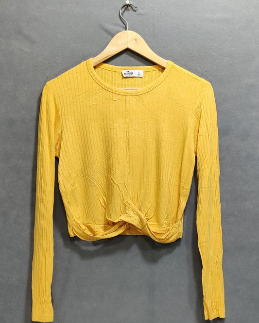 Hollister Branded Original For Cotton Women T Shirt