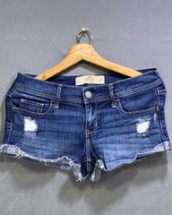 Hollister Branded Original Denim Half Short For Women