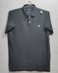 American Eagle Branded Original Cotton Black T Shirt For Men