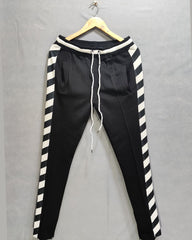 Bleecker Mercer Branded Original Sport Black Trouser For Men