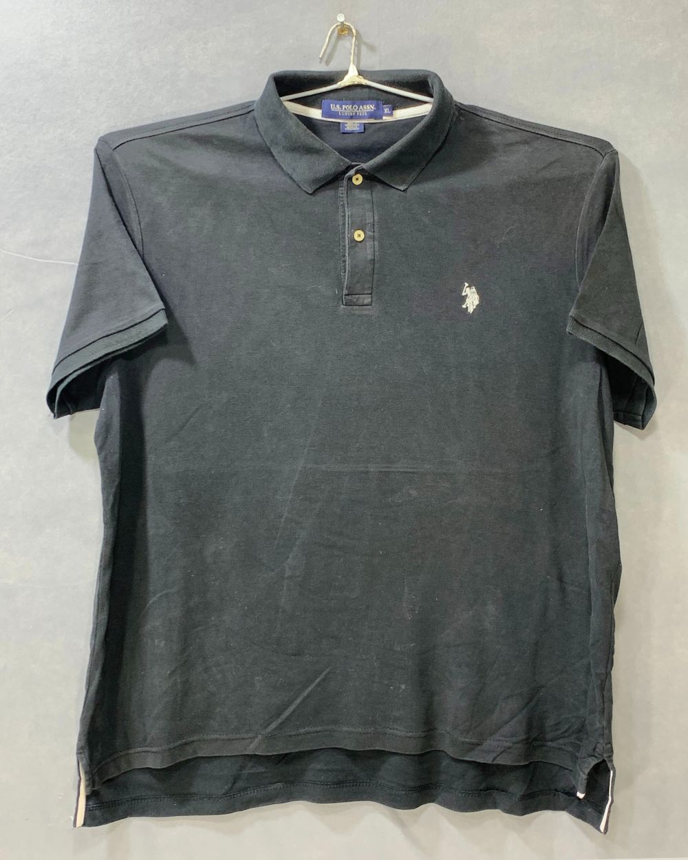 Polo U.S Assn Branded Original Green Cotton Polo T Shirt For Men