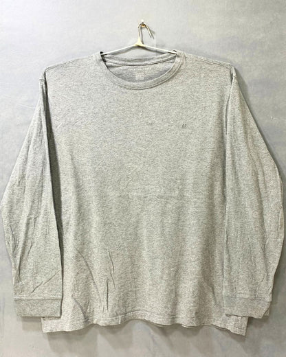 American Eagle Branded Original Gray Cotton T Shirt For Men