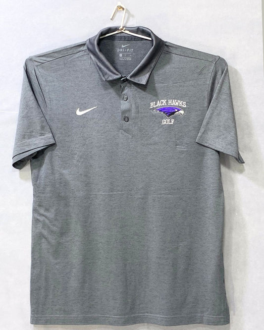 Nike Dri Fit Branded Original For Sports Gray Polo Men T Shirt