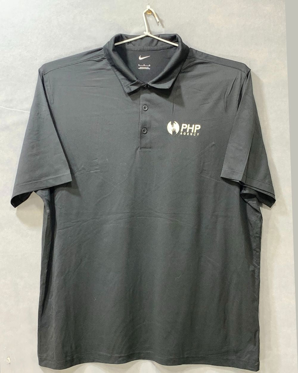Nike Branded Original For Sports Black Polo Men T Shirt