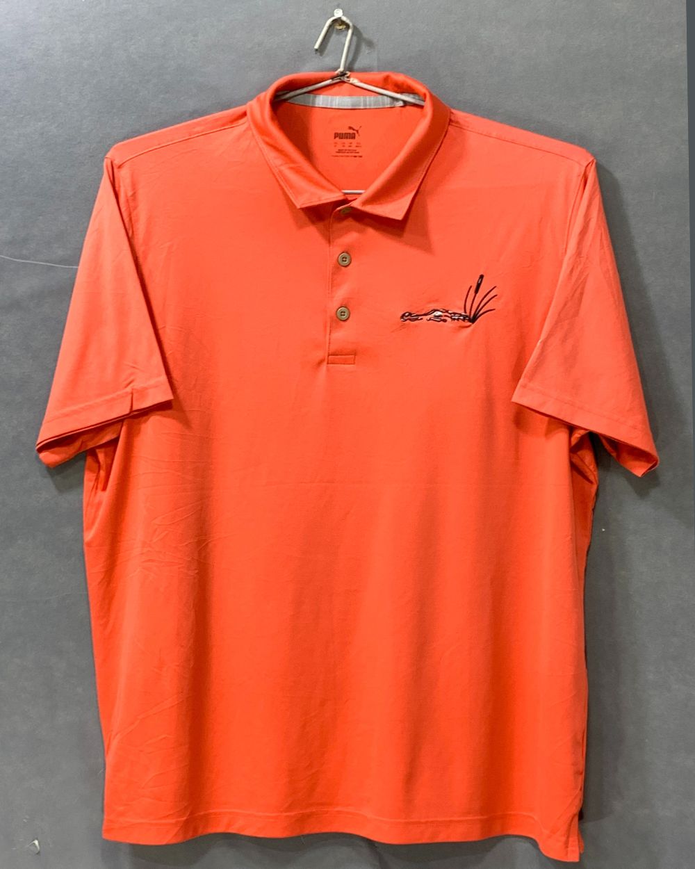 Puma Sports Orange Polo Men T Shirt