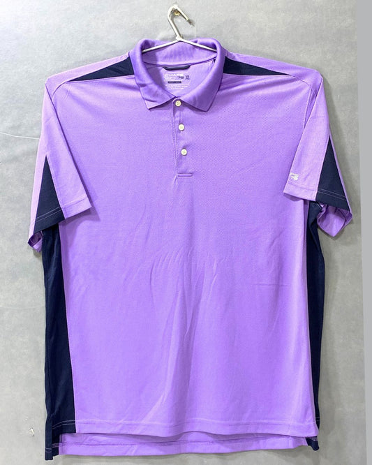 Chaps Sports Purple Polo Men T Shirt