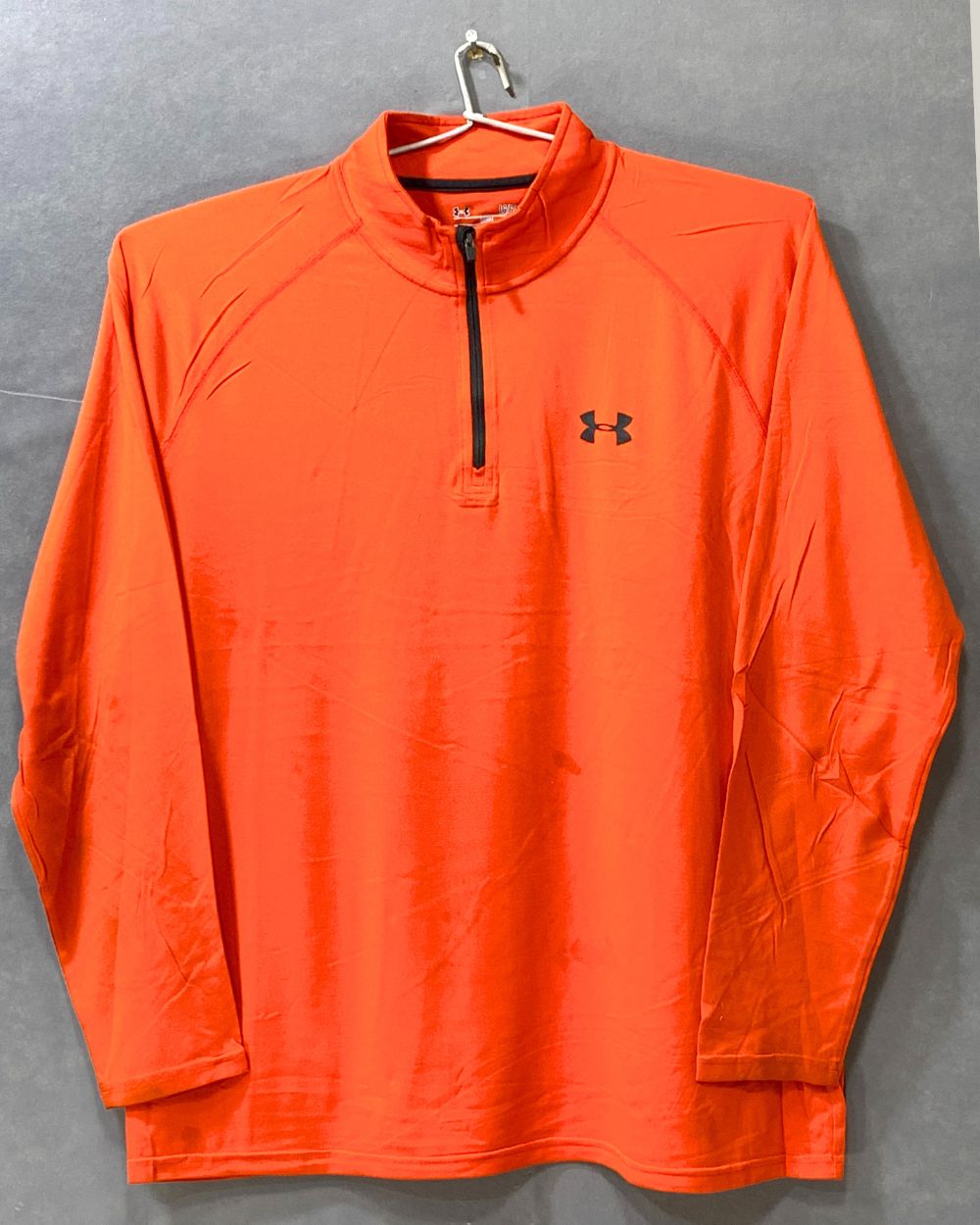 Under Armour Sports Orange Polo Men T Shirt