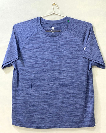 Champion For Sports Blue Men T Shirt