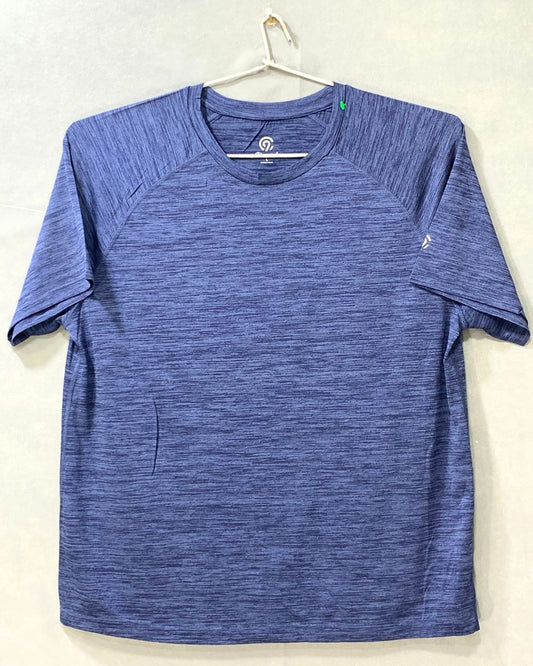 Champion For Sports Blue Men T Shirt