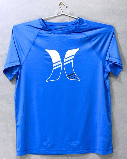 Hurley For Sports Blue Men T Shirt