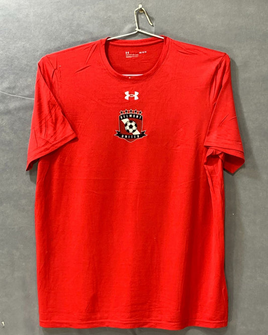 Under Armour For Red Sports Men T Shirt