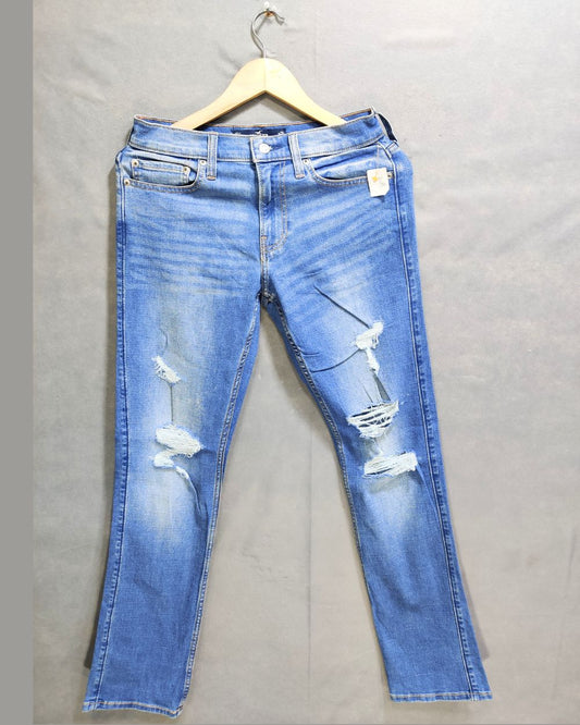 Hollister Blue Denim Jeans For Men S