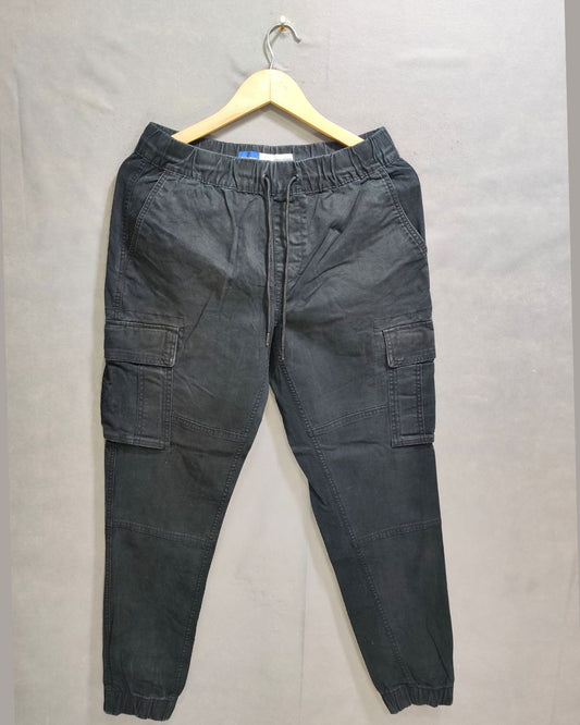 Old Navy Black Cotton For Men Cargo Pant