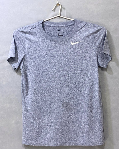 Nike The Tee Gray Sports For Women T Shirt S