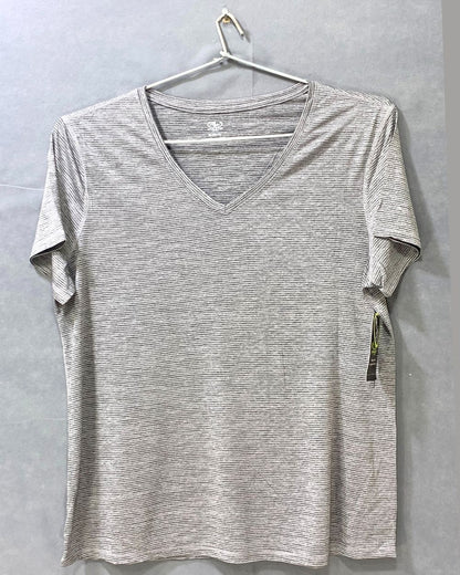 Athletic Works Gray Sports For Women T Shirt X Large
