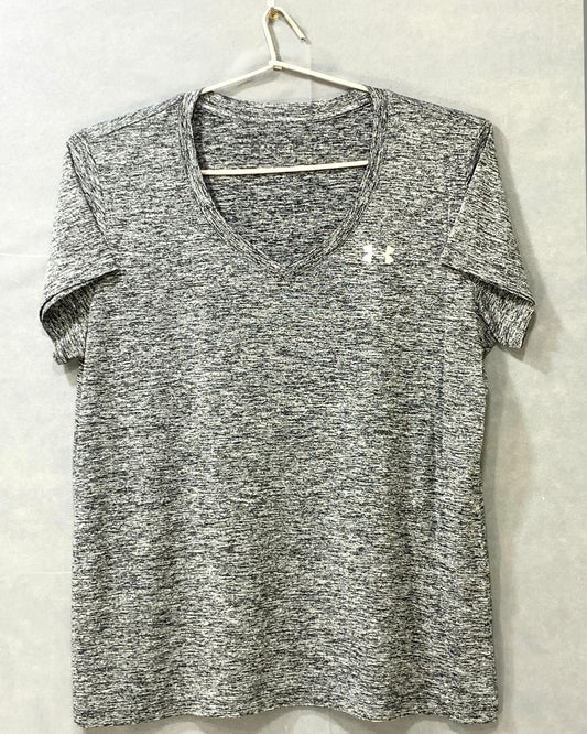 Under Armour Gray Sports For Women T Shirt X Large