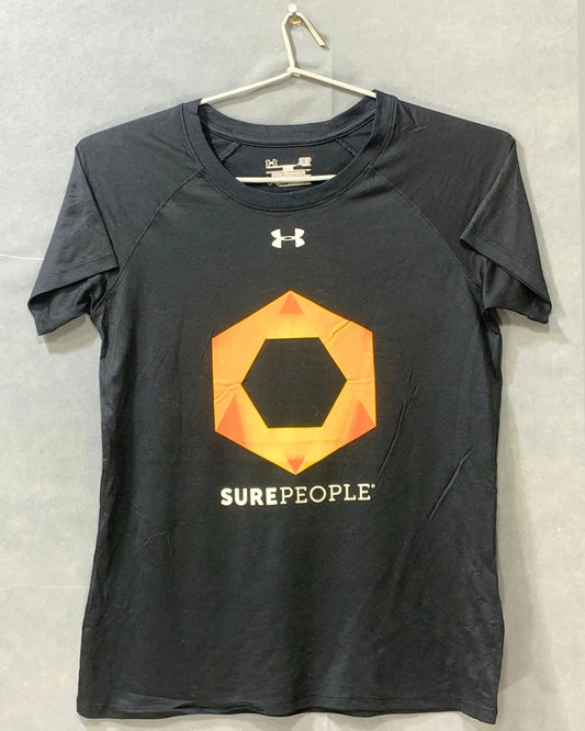 Under Armour Black Sports For Women T Shirt M