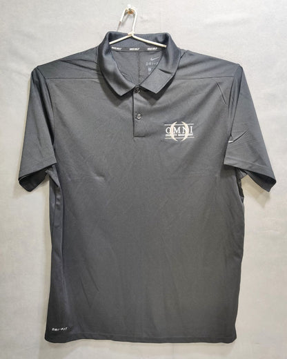 Nike Black Sports Polo T Shirt For Men Large