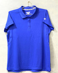 Champion Blue Sports For Women Polo T Shirt XX Large
