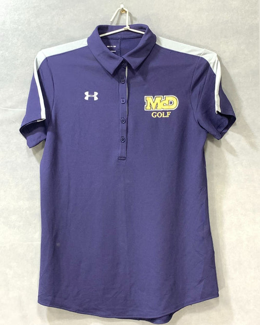Under Armour Blue Sports For Women Polo T Shirt M