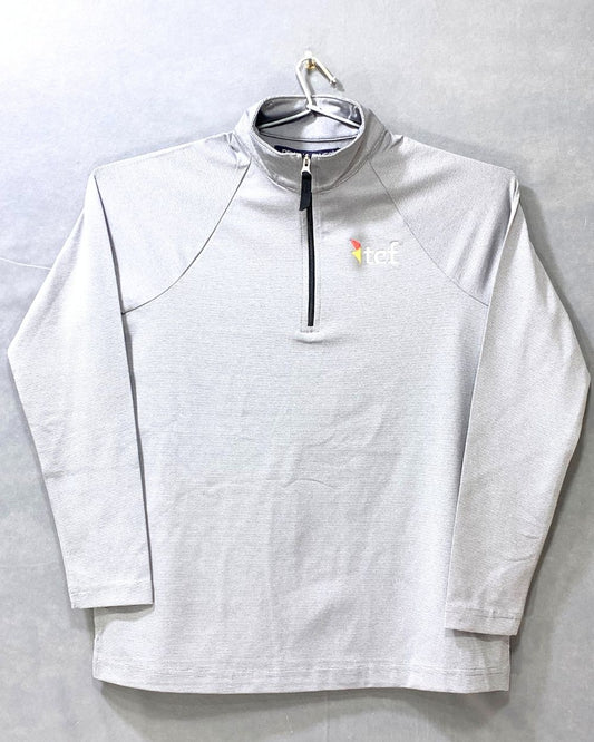 Devon & Jones Gray Sports For Women Polo T Shirt S