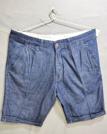 H&M Blue Cotton Short For Men