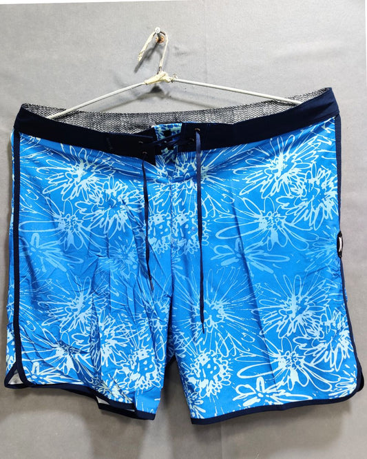 Hurley Blue Polyester Short For Men M