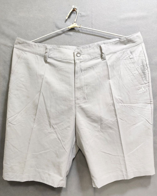 Adidas Gray Polyester Short For Men L