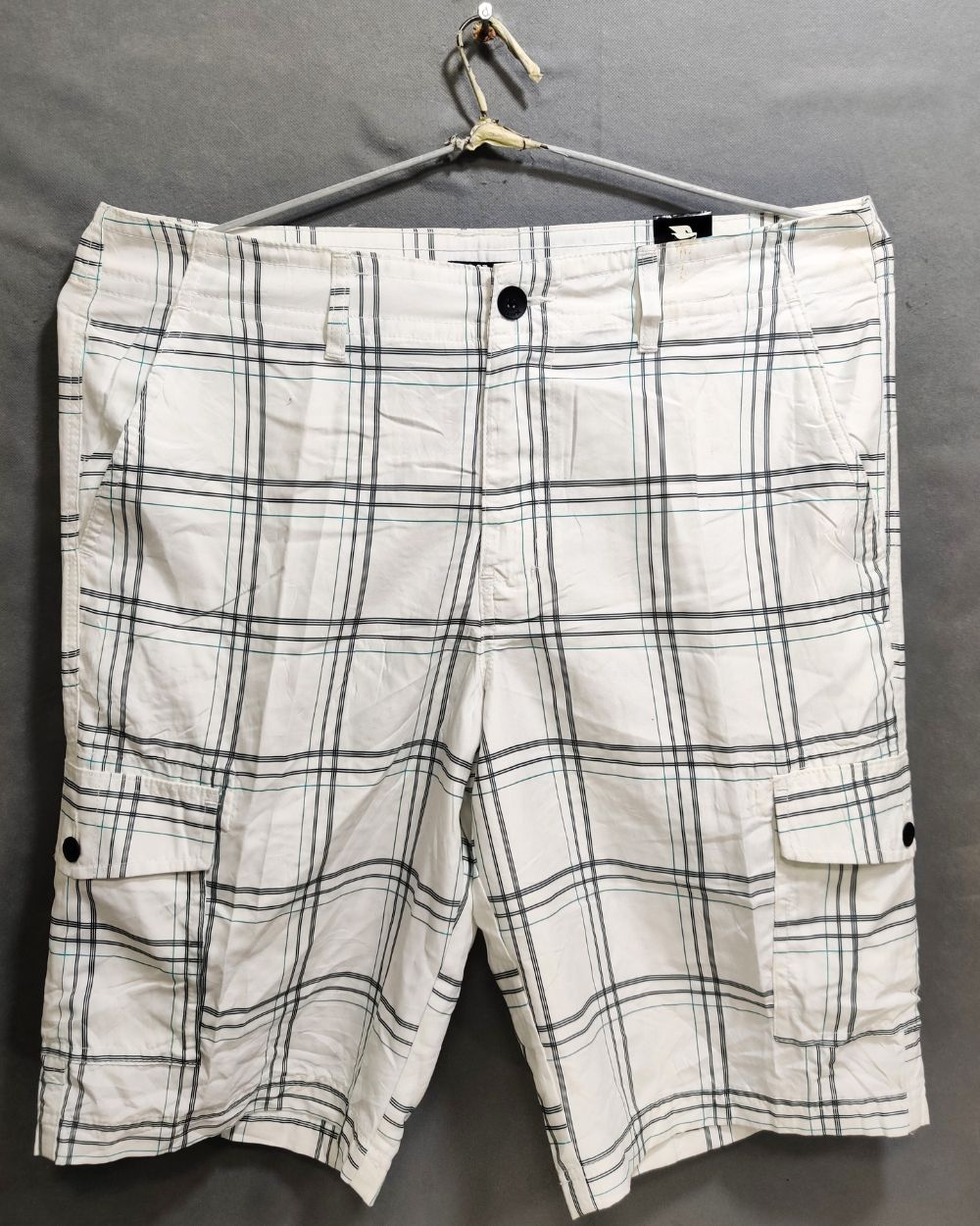 HAWK White Polyester Short For Men L