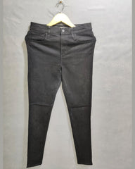 Levi Black Denim Cotton For Women Small