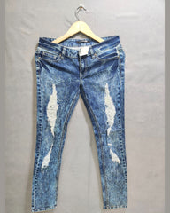 Seductions Blue Denim Jeans For Women Medium