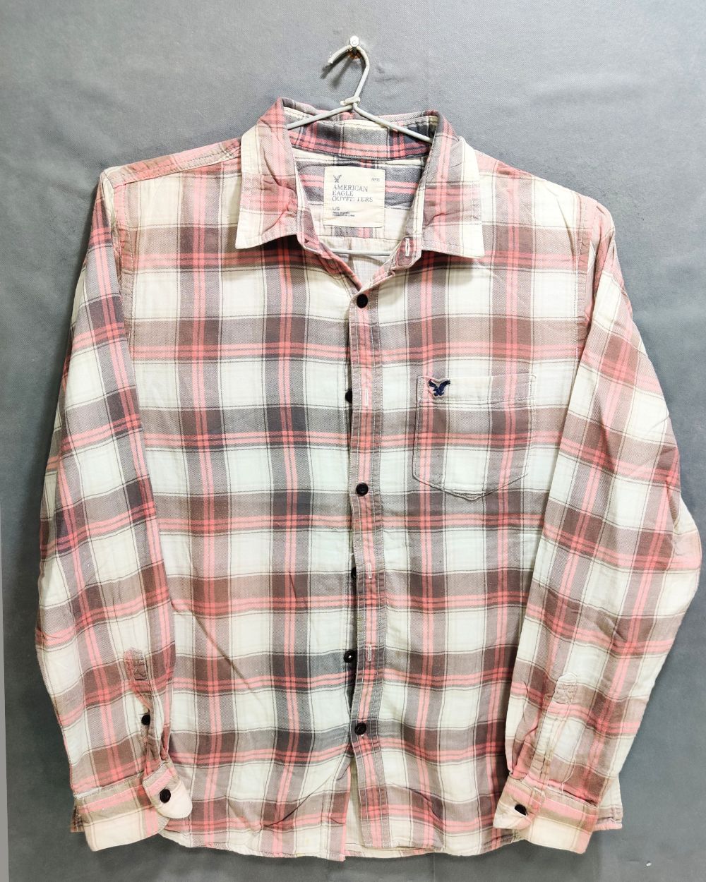 American Eagle Multi Cotton Shirt For Men X Large