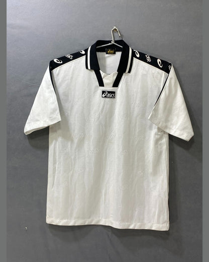 Asics White Sport Polo T Shirt For Men Large